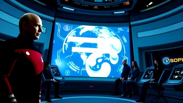 Luke Picard computer control on board ship