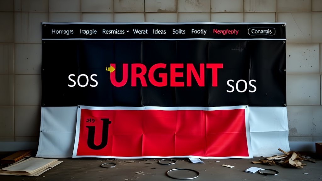 Urgent - website in a mess send an SOS