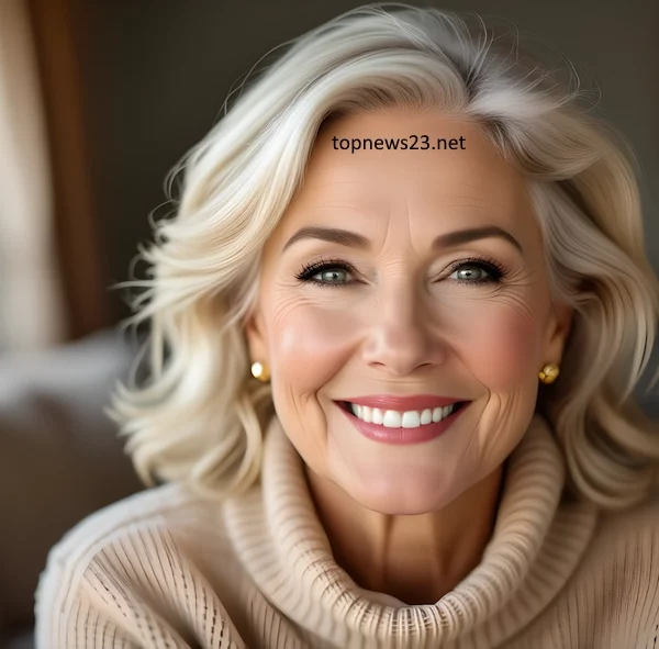 Older women looking happy